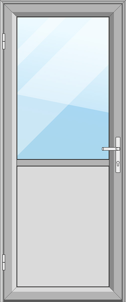Дверь комбинированная